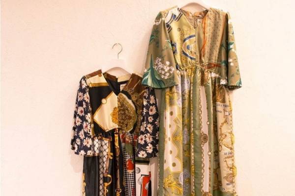 ミュベール“1点物”のヴィンテージスカーフドレスやバッグ、ビームス ジャパンで限定発売