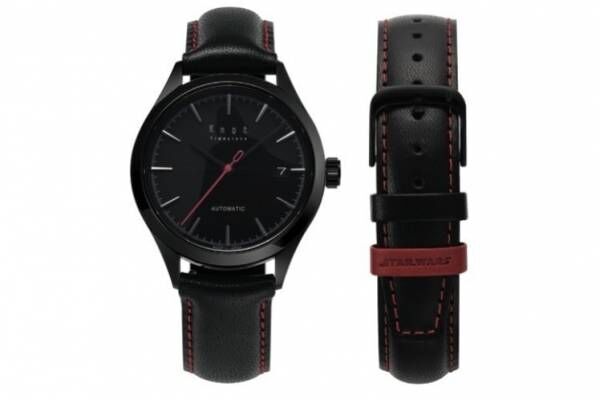 Knot「スター・ウォーズ」の腕時計、秒針のライトセーバーを持つダース・ベイダーの文字盤