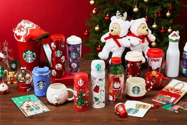 スタバの2019年ホリデーシーズン限定グッズ、サンタのタンブラーやハリネズミのマグカップ