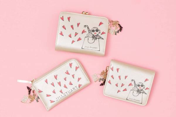 ジルスチュアート“女の子やハートのイラスト”ウォレットやバッグ、ジョシーズランウェイとコラボ