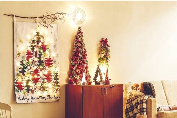 アフタヌーンティー・リビングのクリスマス、超ミニサイズのツリー＆サンタやトナカイのコースター
