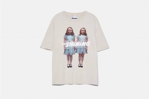 ZARA×映画『シャイニング』“双子”のTシャツ、劇中の場面をプリントしたスウェット＆フーディーも
