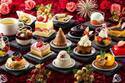 ホテル日航大阪のクリスマススイーツブッフェ、雪だるまケーキやツリーモンブランなど全16種