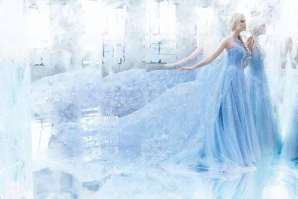 ディズニープリンセスの新作ウエディングドレス、『アナと雪の女王』エルサとアナ着想のドレス初登場