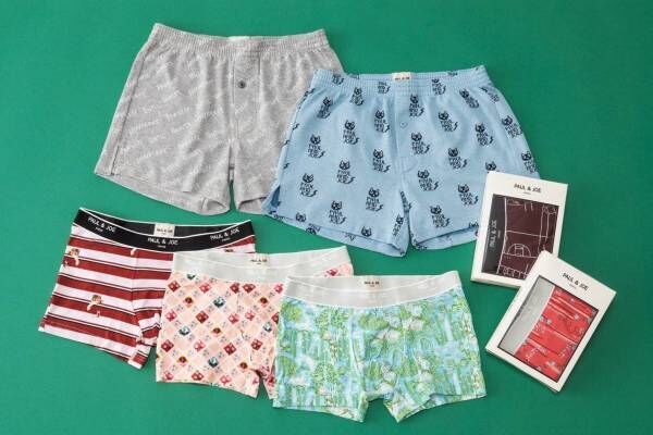 ポール ジョーの新作メンズアンダーウェア キュートな猫やポップなフラワーモチーフを配して 19年11月9日 ウーマンエキサイト