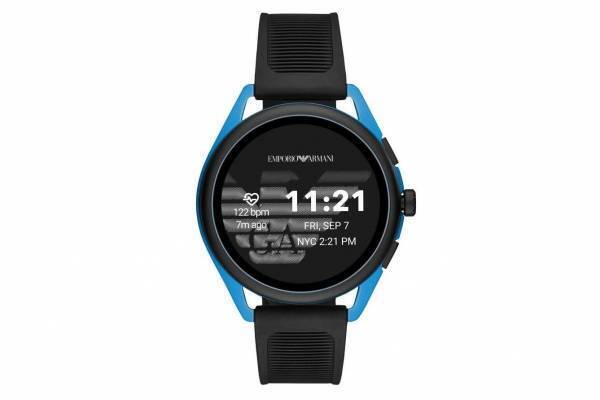 エンポリオ アルマーニのタッチスクリーンスマートウォッチ、スピーカー機能搭載の超軽量モデル