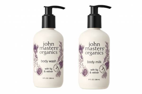 ジョンマスターオーガニックの限定ボディウォッシュ＆ミルク、イチジク×ベチバーの香り