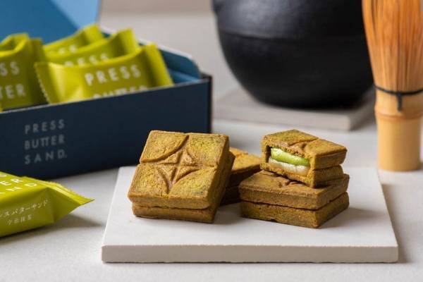 バターサンド専門店「プレスバターサンド」の宇治抹茶フレーバー、東京駅店で限定発売