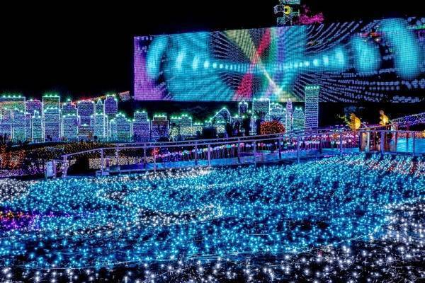 体験型イルミネーション「伊豆高原グランイルミ」煌めくレールを滑る"流星"ジップラインなど