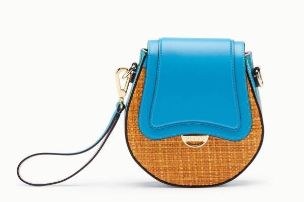 エミリオ・プッチ新作「ドラバッグ」ラフィア×レザーのラウンド型、サイドに鮮やかなプリント