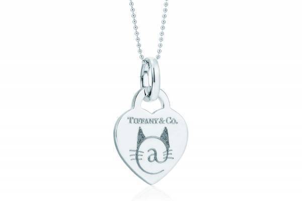 ティファニー“ネコ”モチーフのハート型チャーム、原宿キャットストリート限定発売