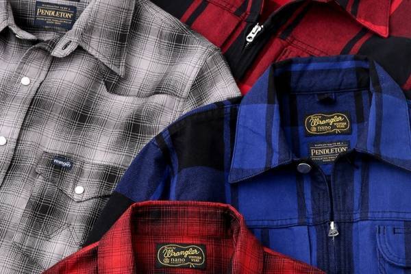 ペンドルトン×ラングラー世界初コラボのチェック柄ウェスタンシャツ、ナノ・ユニバースで発売