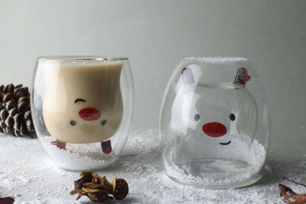 ドリンクを注ぐと“トナカイ”が顔をだす「グッドグラス」新作、東京・横浜で限定発売