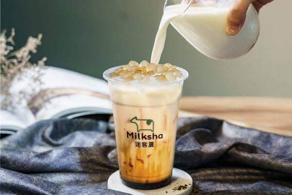 台湾発ドリンクスタンド「ミルクシャ」下高井戸に、宝石のような“白タピオカ”×濃厚フレッシュミルク