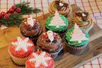 ローラズ・カップケーキ 東京のクリスマス限定スイーツ、“雪の結晶”モチーフやツリー型ケーキ