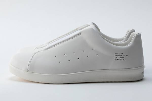 ムーンスターの新ライン「エイトテンス」キッチンシューズやナースシューズから着想のスニーカー