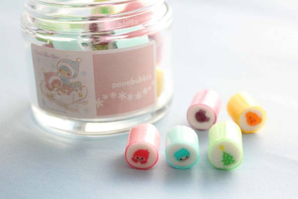 サンリオ「キキ＆ララ」×パパブブレ - イラスト入りキャンディー新宿で発売、限定チャーム配布も