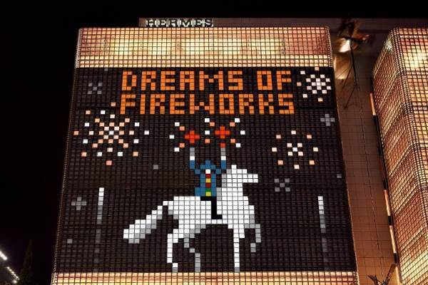 「エルメスの夢見る花火」誰でも“花火師”になれるクリスマスイベント、銀座ソニーパークで