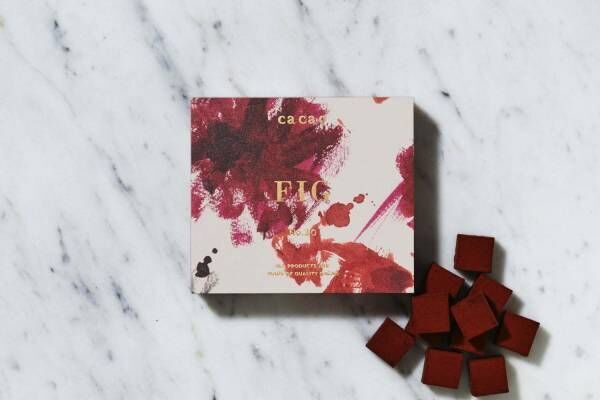 生チョコ専門店「カカオ」“ブーケ”着想の新作、バラやいちじくの味わいを華やかなパッケージで