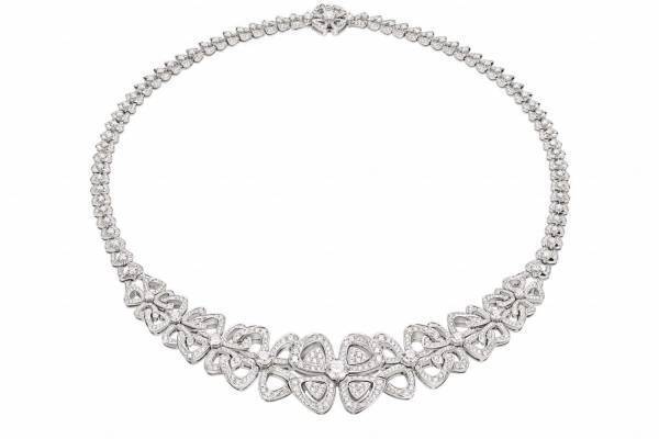 ブルガリ新作「フィオレヴァー」ネックレス＆リング、ローマ着想の“花”にダイヤモンドを散りばめて