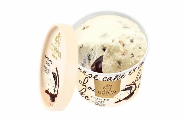 ゴディバ新作カップアイス「チーズケーキ エ ショコラ」芳醇なチーズケーキアイス＆上質チョコソース