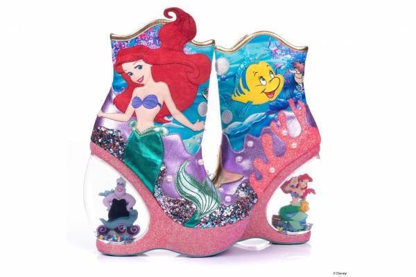 ディズニープリンセスのベル&アリエル主役のシューズやバッグ、英ブランド「イレギュラー・チョイス」より
