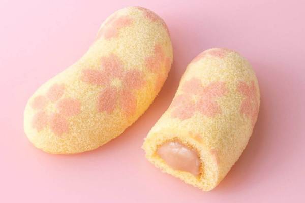 「サクラ咲ク 東京ばな奈」限定発売、“桜香る”バナナカスタードクリーム×ふわふわスポンジ