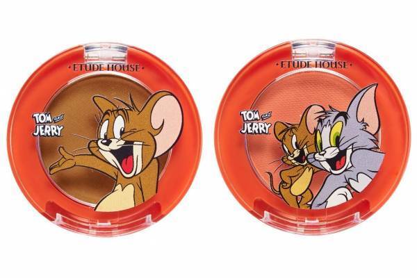 「トム&ジェリー」エチュードハウスとのコラボコスメ第1弾、リップやアイシャドウが登場