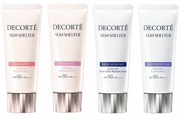 コスメデコルテ最強紫外線カットの日焼け止め「サンシェルター」機能で選べる3タイプに