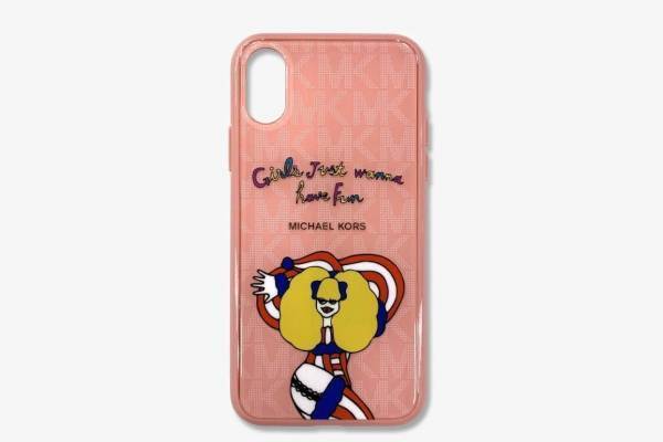 マイケル・コース×ヤナギダマサミのiPhoneケース、ポップなイラストを配した手帳型&シェルケース