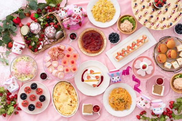 サンリオピューロランド“スイーツ”テーマの限定イベント、ベリーのスイーツビュッフェやイルミネーション