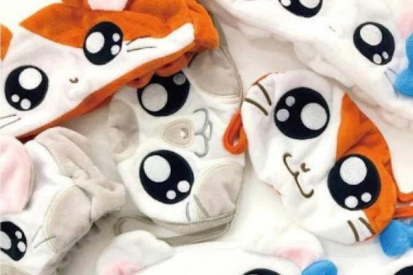 ハム太郎やリボンちゃん、こうしくんがアイマスク&ヘアバンドに！つぶらな瞳や耳を表現