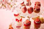 「桜いちごアフタヌーンティー」ストリングスホテル東京インターコンチネンタルで、苺ケーキやマカロン