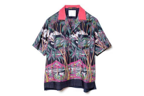 sacai“ヴィンテージアロハ柄”のMA-1やドレス、日本発サンサーフとコラボ