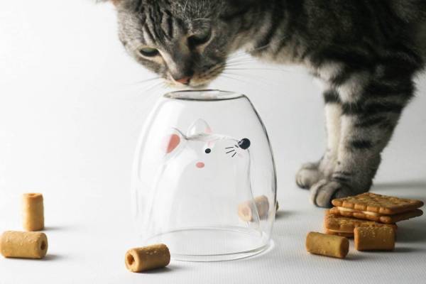 ドリンクを注ぐと“ねずみ”が顔を出す新作グラス、グッドグラスより登場