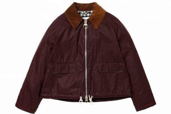 バブアー×アレクサチャンのコラボアウター第2弾、ボルドーカラーのワックスドジャケットなど