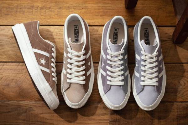 コンバースのスニーカー「スター＆バーズ」に新色、上品“ワントーン”のスエード素材