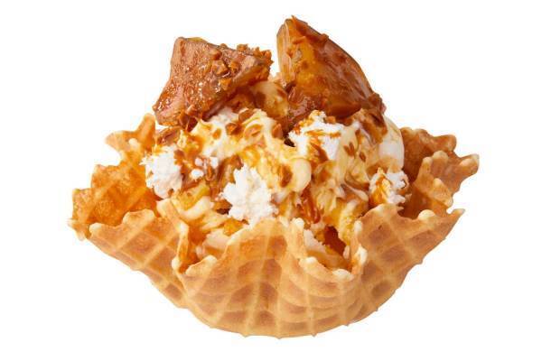 コールドストーン“安納いも”使用の限定アイス - ねっとりとした口どけ&トッピングに芋けんぴ