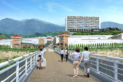 「御殿場プレミアム・アウトレット」88店舗の増設で日本最大規模に、ホテル＆日帰り温泉施設も