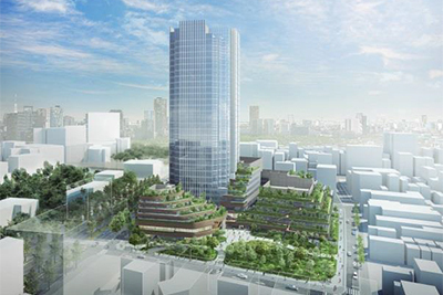 「コモレ四谷」四谷駅前の再開発で商業施設コモレモール、高層ビル、緑地公園が誕生