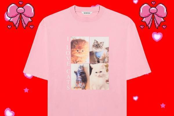 バレンシアガ社員たちのペットが主役の新作メンズ・ウィメンズウェアやバッグ、ジュエリーが登場