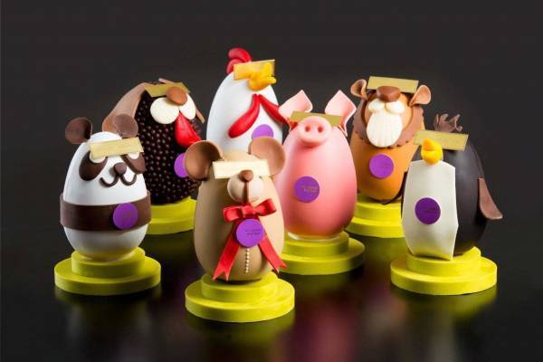 ホテル インターコンチネンタル 東京ベイ、ウサギやニワトリを模ったイースターチョコ