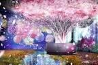 日本橋で「フラワーズバイネイキッド 2020 ー桜ー」デジタルアートで楽しむ、日本一早いお花見