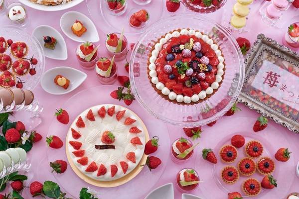 ホテルオークラ東京ベイの苺ブッフェ「苺まつり」オムレットやフロマージュなど限定苺スイーツの販売も