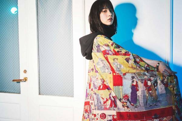 ヨウジヤマモトGround Y×幕末・明治絵師の河鍋暁斎がコラボ、双六マントや風神雷神図パンツなど