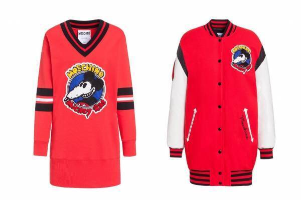 モスキーノ、風刺漫画キャラクター「ミッキー・ラット」モチーフの限定Tシャツ&フーディー発売