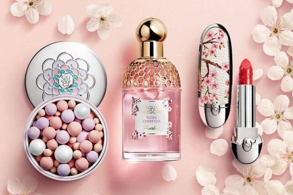 ゲラン“サクラ”着想の20年春コスメ、サクラモチーフのカスタムリップやパステルカラーメテオリット