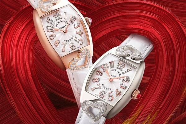フランク ミュラー“ハートきらめく”腕時計にピンクゴールドの新作、伊勢丹新宿店で先行販売