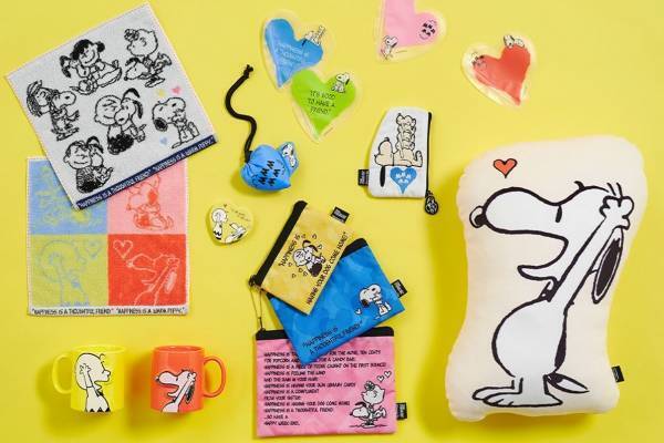 アフタヌーンティー・リビング×ピーナッツ第3弾、“ハグ”するスヌーピーや“ハート”モチーフの雑貨