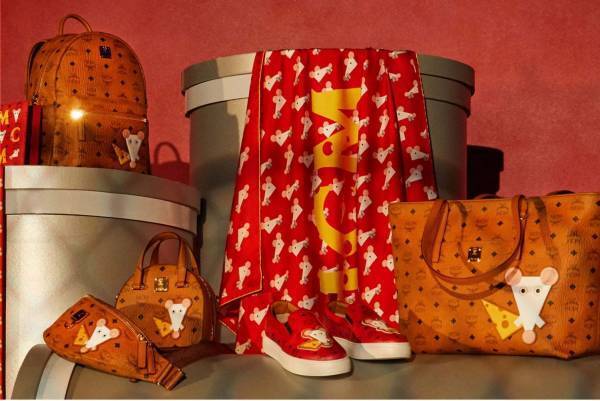 MCMから20年干支「ねずみ」主役の限定バッグ、古代中国発祥のパズル“タングラム”が着想源